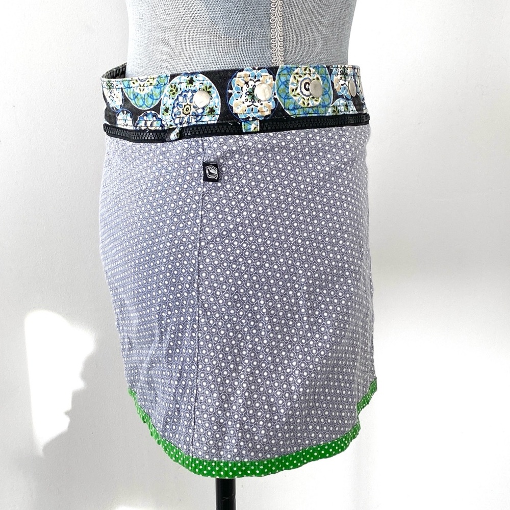 ZAND Reversible Colorful Patchwork Mini Wrap Skir… - image 13